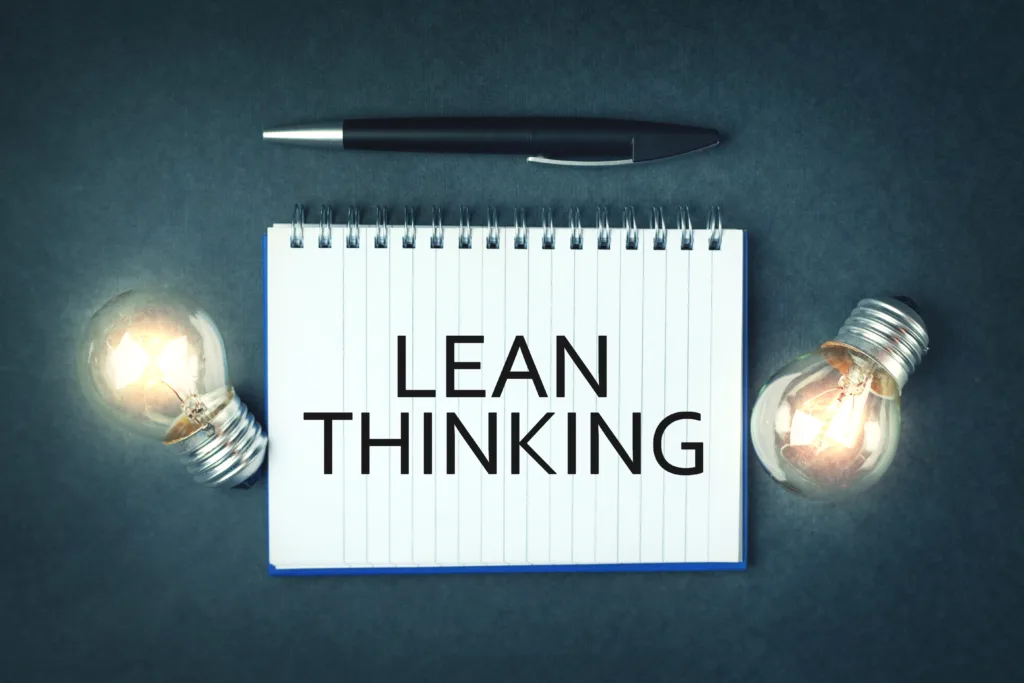 lean thinking bloc notas concepto negocio  Cultura de Mejora Continua en Lean: El Motor del Éxito Empresarial